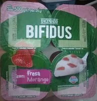 Mängden socker i Bifidus con fresa