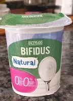 Mängden socker i Bifidus natural cremoso 0%