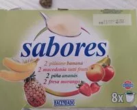 Mängden socker i Yogures sabores