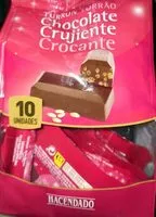 Mängden socker i Turrón de chocolate crujiente