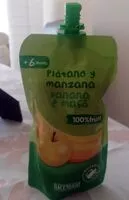 Mängden socker i Puré de plátano y manzana