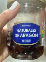 Mängden socker i Aceitunas naturales de Aragón