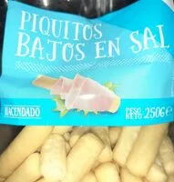 Mängden socker i Piquitos bajos en sal