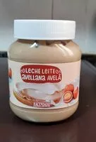 Mängden socker i Crema de leche y avellana