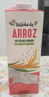 Mängden socker i Bebida de ARROZ