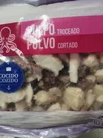 Mängden socker i Pulpo troceado cocido congelado
