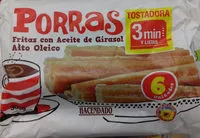 Mängden socker i Porras fritas con aceite de girasol alto oleico