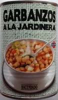 Mängden socker i Garbanzos a la jardinera