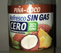 Mängden socker i Refresco sin gas piña-coco cero