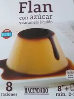 Mängden socker i Flan con azucar