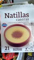 Mängden socker i Natillas caseras con canela hacendado