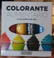 Mängden socker i Colorante alimentario
