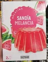 Mängden socker i Gelatina sandia