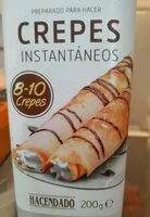 Mängden socker i Preparado para hacer crepes instantáneos
