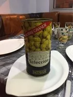 Mängden socker i Aceitunas verdes rellenas de anchoa
