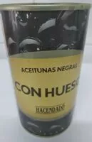 Mängden socker i Aceitunas negras con hueso