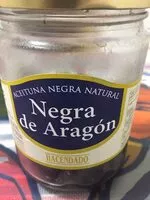 Mängden socker i Aceitunas naturales de Aragón