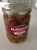 Mängden socker i Aceitunas sin hueso aliñadas