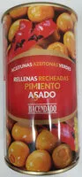 Mängden socker i Aceitunas verdes rellenas de pimiento asado
