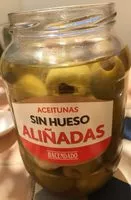 Mängden socker i Aceitunas sin hueso aliñadas