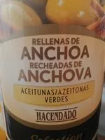 Mängden socker i Aceitunas verdes rellenas de anchoa