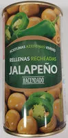 Mängden socker i Aceitunas verdes rellenas de jalapeño