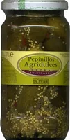 Mängden socker i Pepinillos encurtidos agridulces