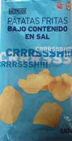 Mängden socker i Papas 0% sal añadida