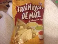 Mängden socker i Triángulos de maíz