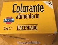 Mängden socker i Colorante alimentario