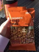 Mängden socker i Cacahuete frito con miel
