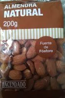 Mängden socker i Almendra natural