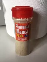Mängden socker i Pimienta blanca