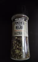 Mängden socker i Pimienta negra en grano molinillo