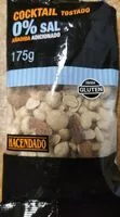 Mängden socker i Cocktail tostado 0% sal añadida