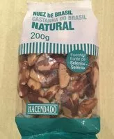 Mängden socker i Nuez de Brasil natural