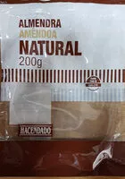 Mängden socker i Almendra natural