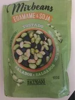 Mängden socker i Mixbeans edamame & soja