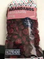 Mängden socker i Arándanos deshidratados