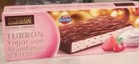 Mängden socker i Turrón de yogur con arándanos y fresa