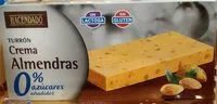 Mängden socker i Turrón crema de almendras 0%