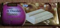 Mängden socker i Turrón de chocolate blanco crujiente