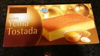 Mängden socker i Turrón de yema tostada