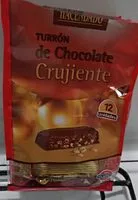 Mängden socker i Turrón crujiente de chocolate