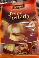 Mängden socker i Turrón Yema Tostada