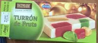 Mängden socker i Turrón de fruta