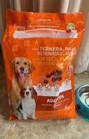 Mängden socker i Comida de perros adultos con ternera, pollo, verduras y arroz
