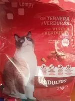 Mängden socker i Con ternera y verduras Adultos