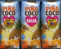 Mängden socker i Piña coco soja