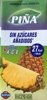 Mängden socker i Piña